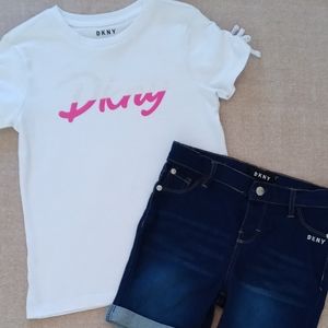 DKNY Shirt and Short Set- 6X